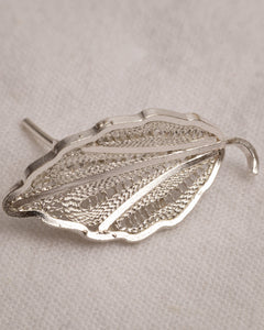 Leaf Filigree Stud Earrings