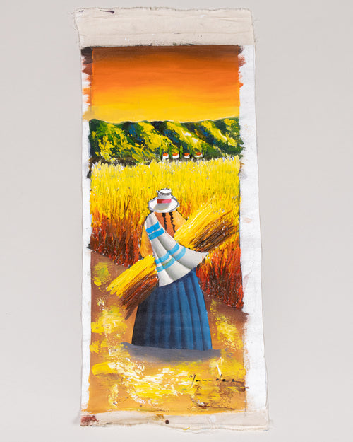 Cholita Unmounted Canvas Painting