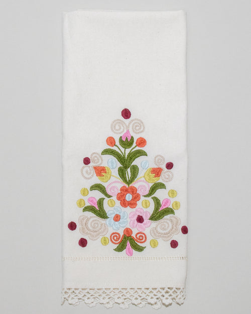 Embroidered Tea Towel