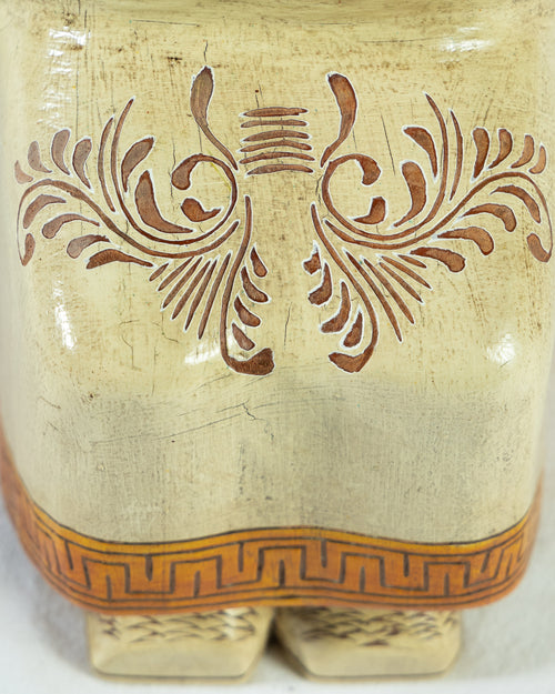 Wooden Cholita Statue