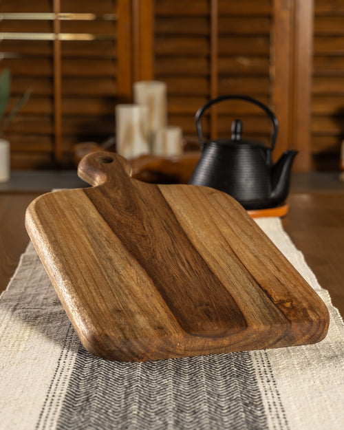 Hand-Carved Wooden Cutting Board
