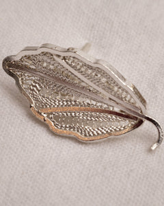 Leaf Filigree Stud Earrings