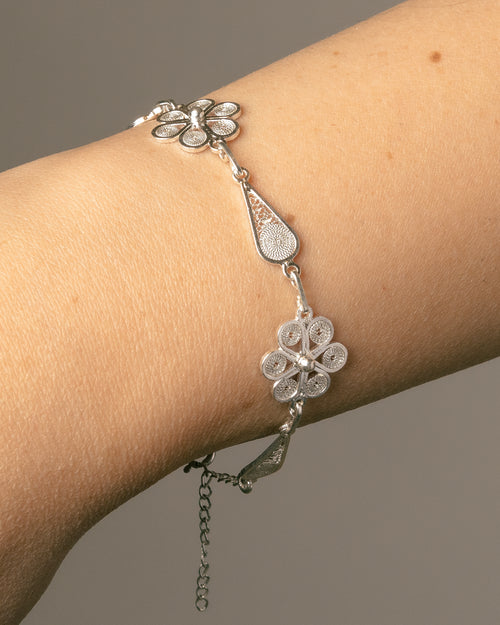 Floral Filigree Bracelet