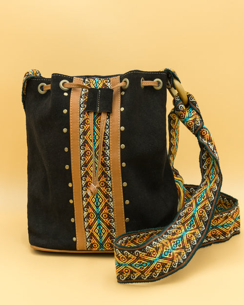 Suede Shoulder Bag