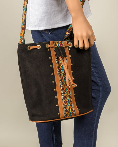 Suede Shoulder Bag