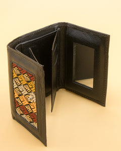 Leather Wallet Snap Closure