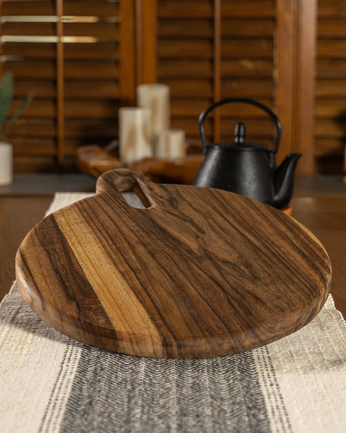 Hand-Carved Wooden Cutting Board